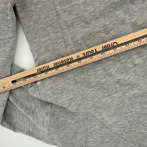 Sweaty Betty Gray Long Sleeve Crew Sweatshirt Top Split side Small - Picture 8 of 13